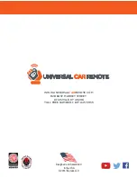 Preview for 38 page of UniversalCarRemote Universal Car Remote User Manual