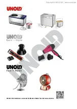 Preview for 3 page of Unold 48726 Instructions For Use Manual