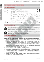 Preview for 10 page of Unold 58565 Instructions For Use Manual