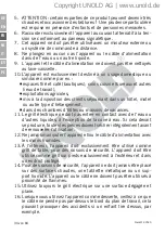 Preview for 34 page of Unold 58565 Instructions For Use Manual