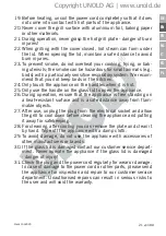 Preview for 21 page of Unold EDEL 58535 Instructions For Use Manual