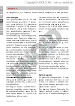 Preview for 46 page of Unold EDEL 58535 Instructions For Use Manual