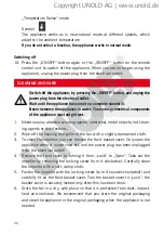 Preview for 22 page of Unold TISCHVENTILATOR 3D Instructions For Use Manual