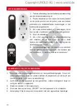 Preview for 36 page of Unold TISCHVENTILATOR 3D Instructions For Use Manual