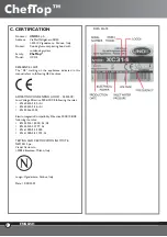 Preview for 8 page of Unox ChefTop XC314 Instruction Manual