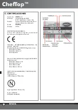 Preview for 40 page of Unox ChefTop XC314 Instruction Manual