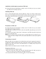 Preview for 8 page of Unusual u35x User Manual