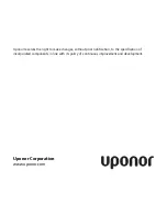 Preview for 40 page of Uponor T-26 230 V Quick Manual