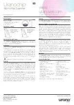 Preview for 2 page of uranovet Uranochip Quick Start Manual