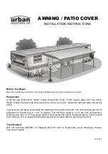 Urban Arched Installation Instructions Manual preview