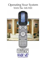 URC MX-900 Operating Manual preview