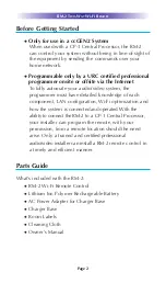 Preview for 5 page of URC RM-2 Owner'S Manual