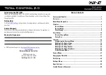 Preview for 3 page of URC Total Control 2.0 TDC-9100 Owner'S Manual