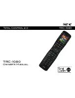 URC Total Control 2.0 Owner'S Manual preview