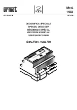 urmet domus 2 VOICE 1083/80 Manual preview