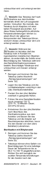 Preview for 35 page of Urologix Prostiva 8099 Instructions For Use Manual