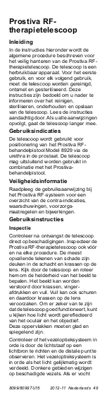 Preview for 49 page of Urologix Prostiva 8099 Instructions For Use Manual