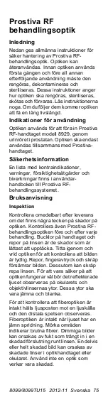 Preview for 75 page of Urologix Prostiva 8099 Instructions For Use Manual