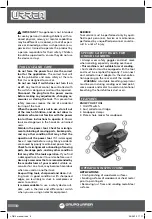 Preview for 8 page of Urrea LO814 User Manual And Warranty