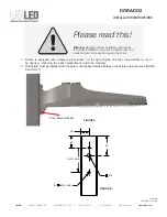 US LED DORADO2 Installation Instructions preview