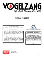 US Stove Company Vogelzang VG5770 Manual preview