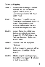 Preview for 4 page of USB-Nachruesten wireless CarPlay 8001 Manual