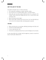 Preview for 6 page of usha EI-2802 Instruction Manual