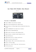 USR IOT USR-WIFI232-T User Manual preview