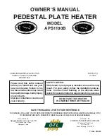 USSC APS1100B Owner'S Manual preview