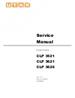 Utax CLP 3521 Service Manual preview