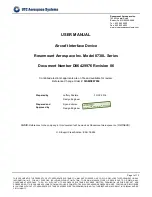 Preview for 1 page of UTC AEROSPACE SYSTEMS Rosemount Aerospace 8730L Series User Manual