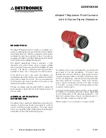 UTC Fire and Security Det-Tronics xWatch Explosion-Proof Camera Manual Addendum preview