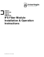 Preview for 1 page of UTC Fire and Security interlogix VT6010 Installation & Operation Instructions