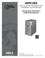 UTICA BOILERS UB90 125 Installation, Operation & Maintenance Manual preview