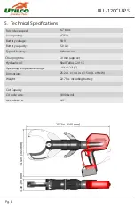 Preview for 8 page of UTILCO BLL-120CU-PS Instruction Manual