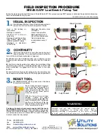 Utility Solutions BREAK-SAFE USBS-15-1 Field Inspection Procedure preview