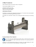 Preview for 9 page of UV Superstore LEOPARD UV Series Installation, Operation And Maintenance Manual