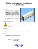 UVP 3UV Series User Manual preview