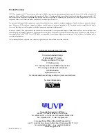 Preview for 3 page of UVP 3UV Series User Manual