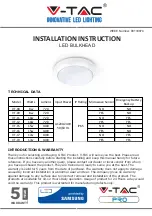 Preview for 1 page of V-TAC VT-08 Installation Instruction