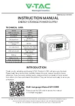 V-TAC VT-303 Instruction Manual preview