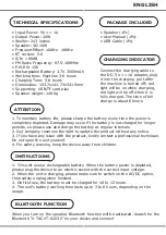 Preview for 4 page of V-TAC VT-6203-2 Instruction Manual