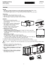 Preview for 2 page of V-ZUG 266 Installation Instructions Manual