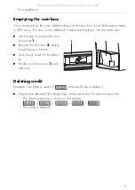 Preview for 9 page of V-ZUG Coin System 1 Operating Instructions Manual