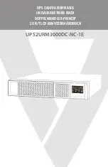 Preview for 22 page of V7 UPS2URM3000DC-NC-1E User Manual