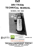 VAC DRI-TRAIN HE-493 Technical Manual preview