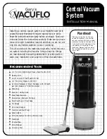 Preview for 1 page of Vacuflo 760 Dual Motor Installation Manual