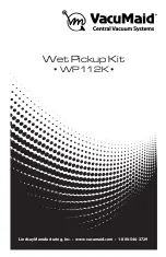 VacuMaid WP112K Quick Start Manual preview