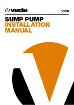 VADA SUMP PUMP V150 Installation Manual preview