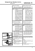 Preview for 5 page of Vahle KBSL Mounting Instructions - Maintenance